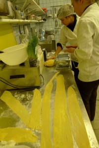 Préparation de la pâte pour les lasagnes