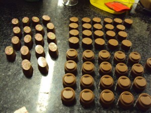 pralines chocolat blanc, coco, batida 1