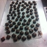 pralines en cours de cristallisation