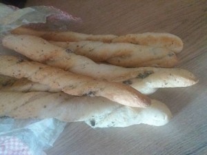 baguette olive parmesan